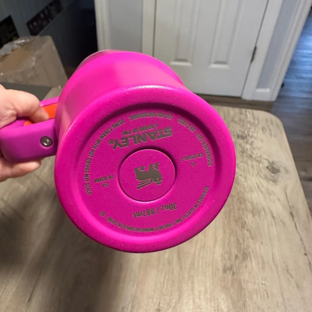 30 oz Stanley Pink Orange - Picture 5 of 7